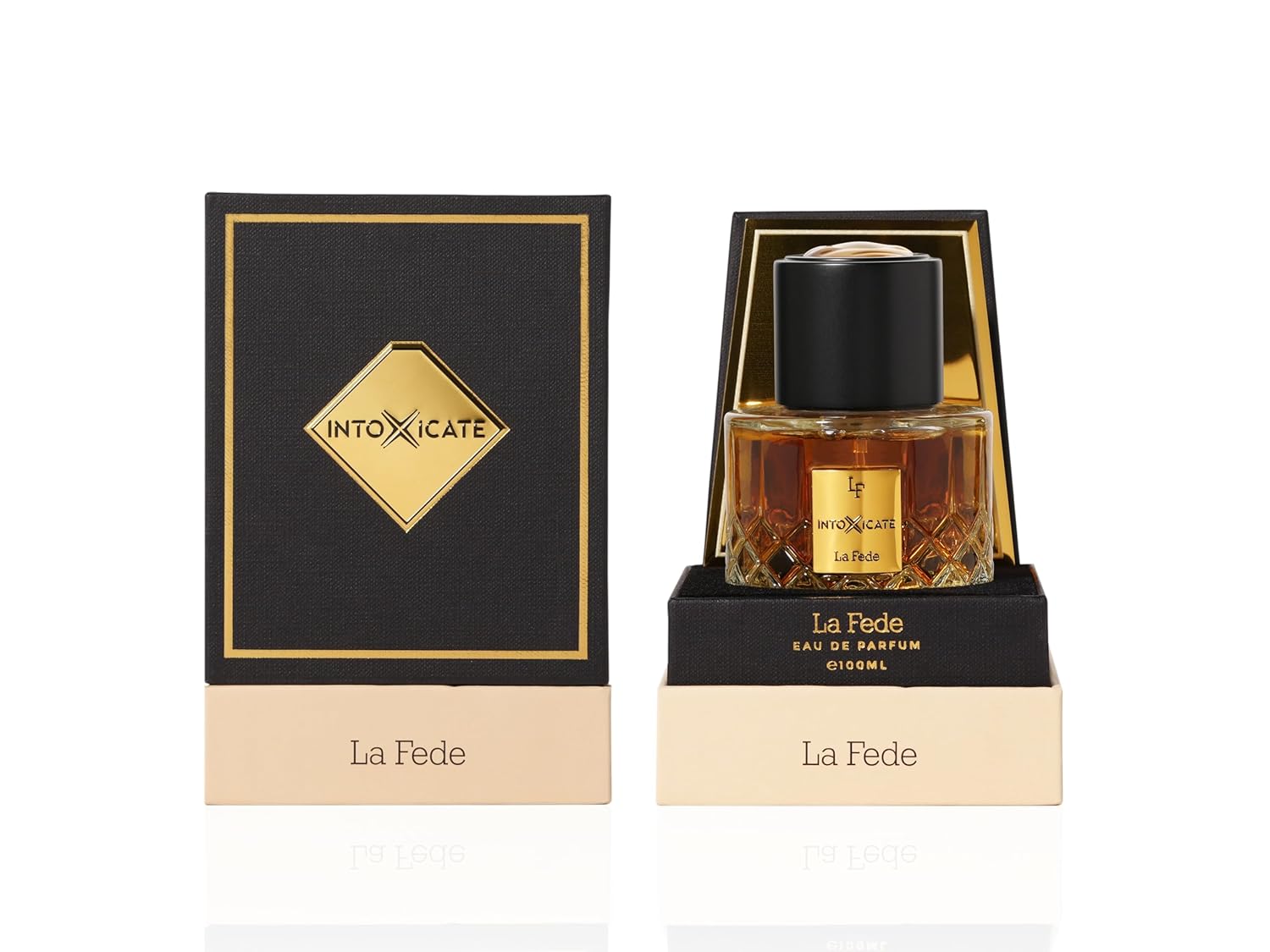 Khadlaj Intoxicate Eau de Parfum Spray para unisex 3.4 Fl Oz (100 ml)