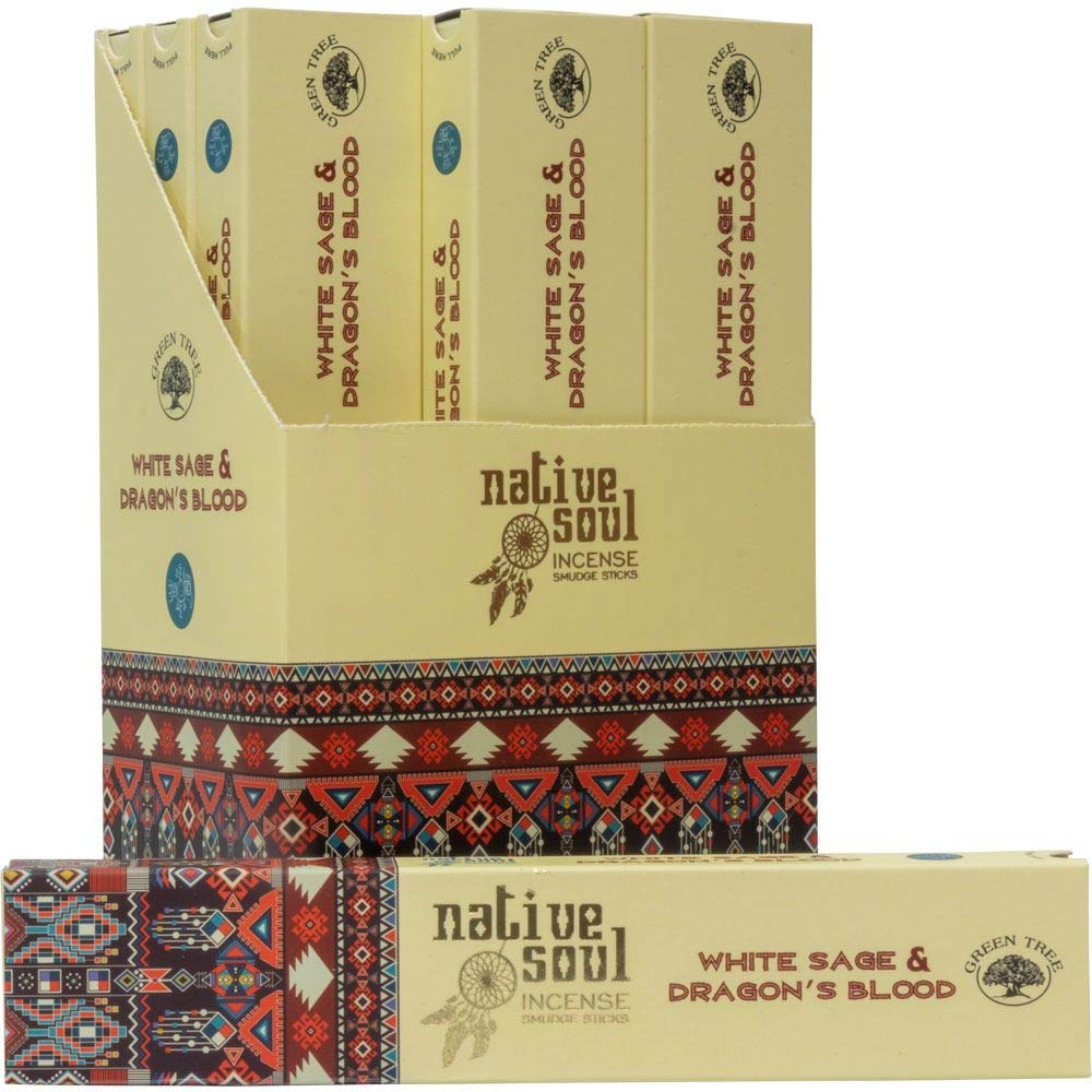 Incienso Kheops International Green Tree 15 gr (Salvia blanca y sangre de dragón)