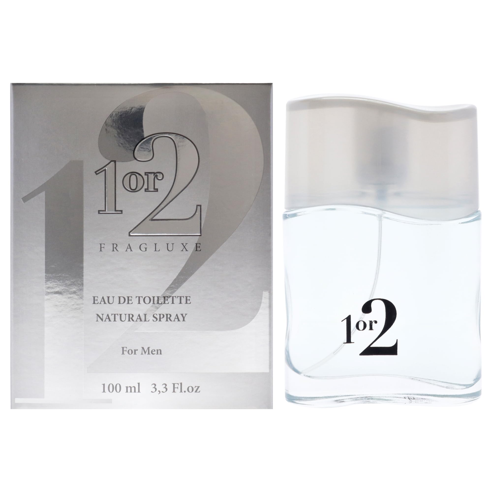 Fragluxe 1 Or 2 Eau de Toilette Men Spicy Woody Scent 3.3 oz Spray