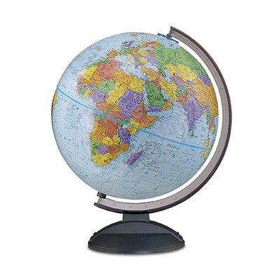 Replogle Traveler Desktop Globe Display Box, Blue