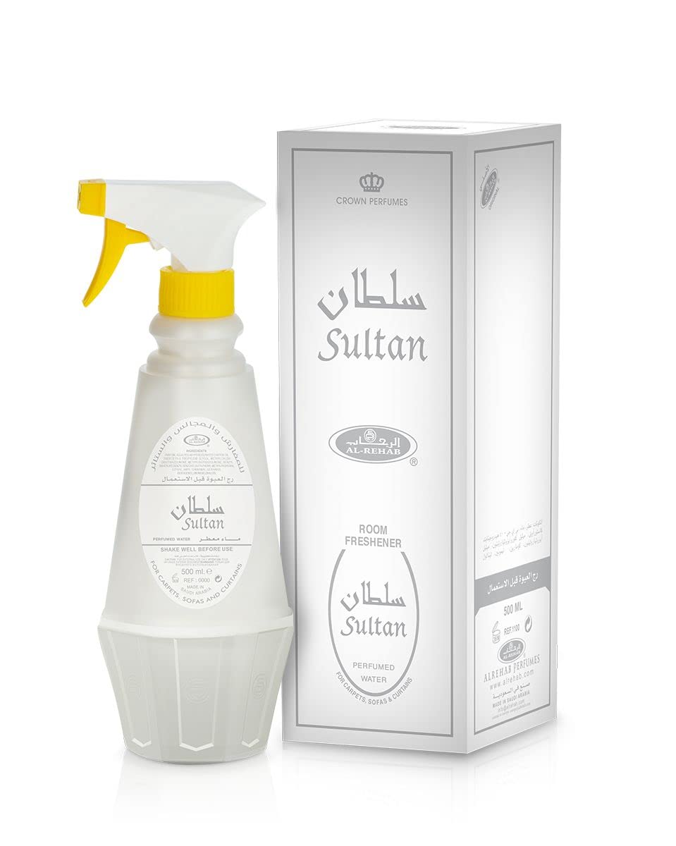 Al Rehab Sultan Air Room Freshener Spray 16.9 Fl Oz (500 ml)