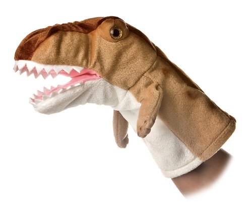 Marioneta de mano de peluche de dinosaurio T-Rex de Aurora World, 10" - 32026