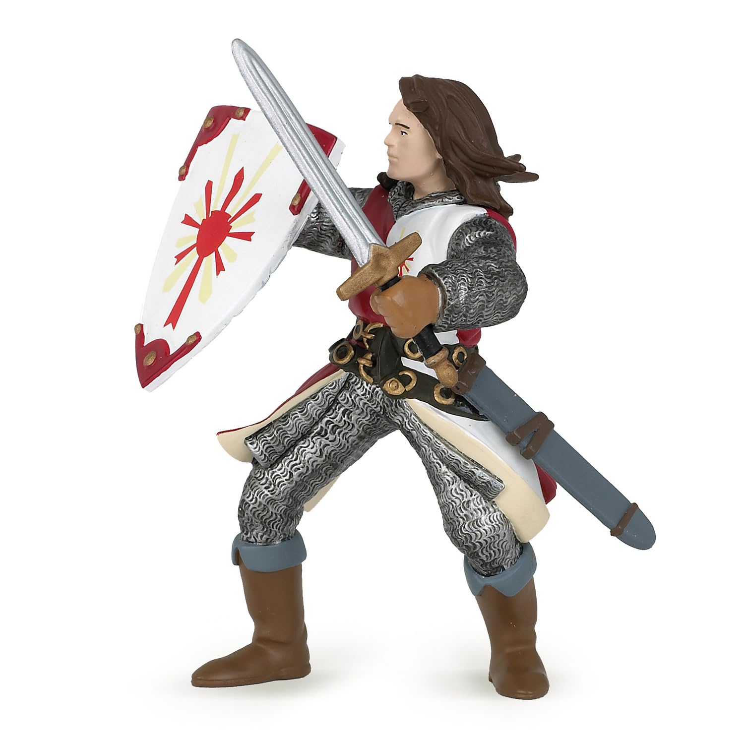 Papo Red Lancelot - Hand Painted Figurine - Heirloom Quality Collectible (39282)