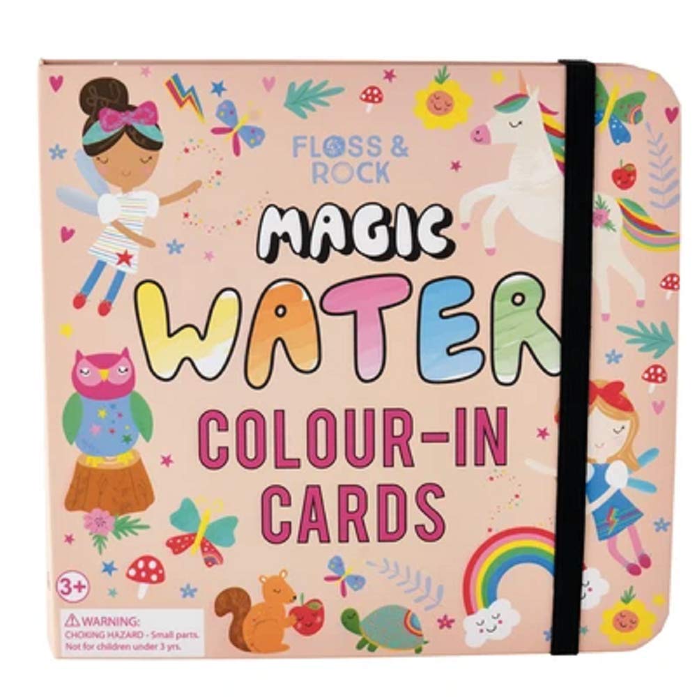 Bolígrafo y tarjetas de agua con diseño de hada arcoíris Floss & Rock 40P3604