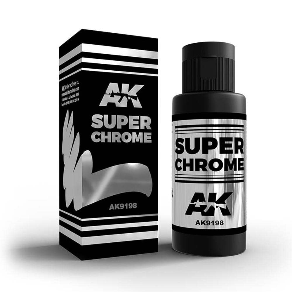 AK Interactive Super Chrome 60 ml (AK9198) - Ink-Based