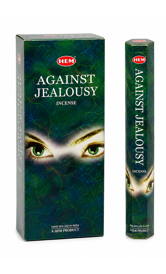 Hem Against Jealousy Incense Sticks - 120 Stick Bulk Box (6 Inner Tubes of 20)