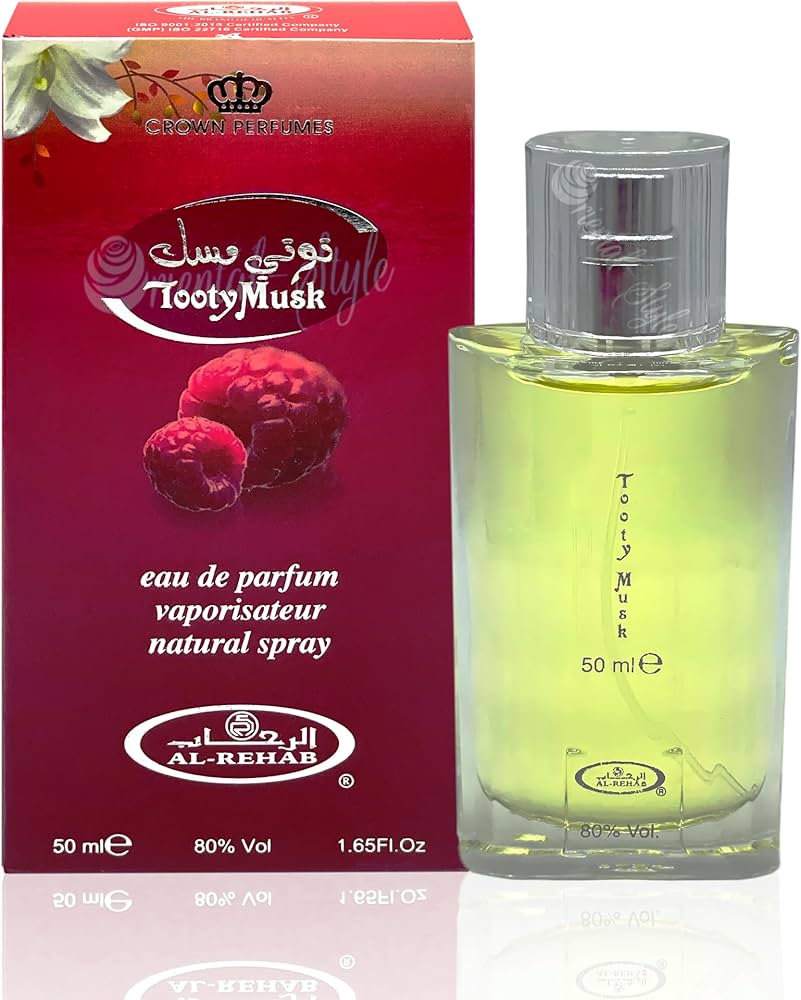 Al Rehab Tooty Musk Eau de Parfum Spray for Unisex, 1.65 Fl Oz (50 ml)