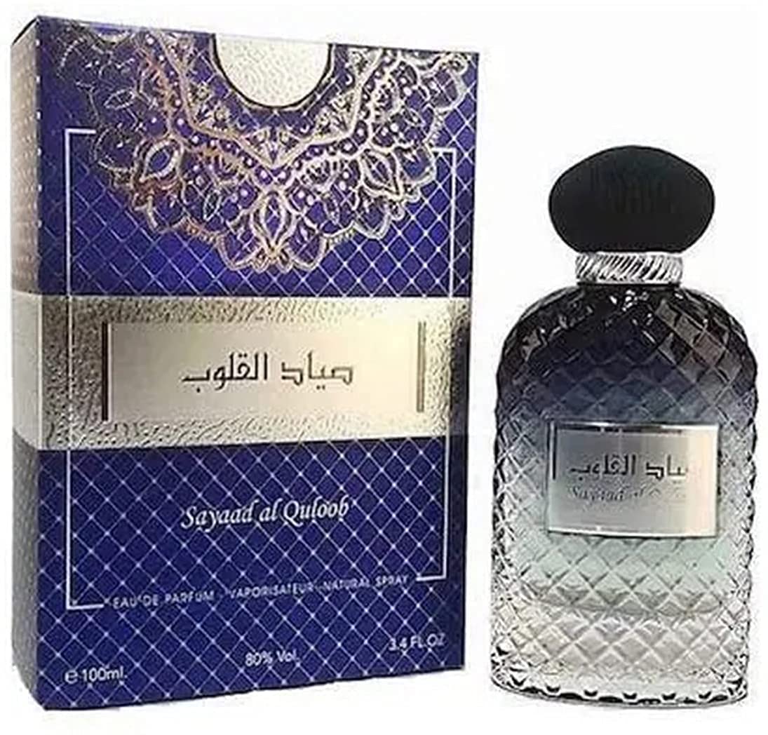 Ard Al Zaafaran Sayaad Al Quloob Eau de Parfum Vaporisateur pour Homme, 3,4 Fl Oz (100 ml)