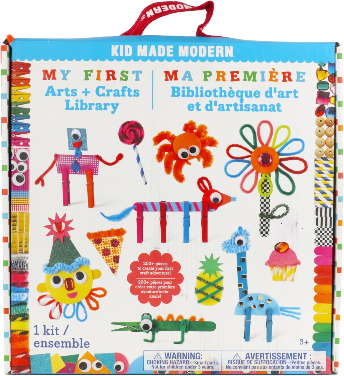 Kid Made Modern My First Arts & Crafts Set, 200+ Pieces