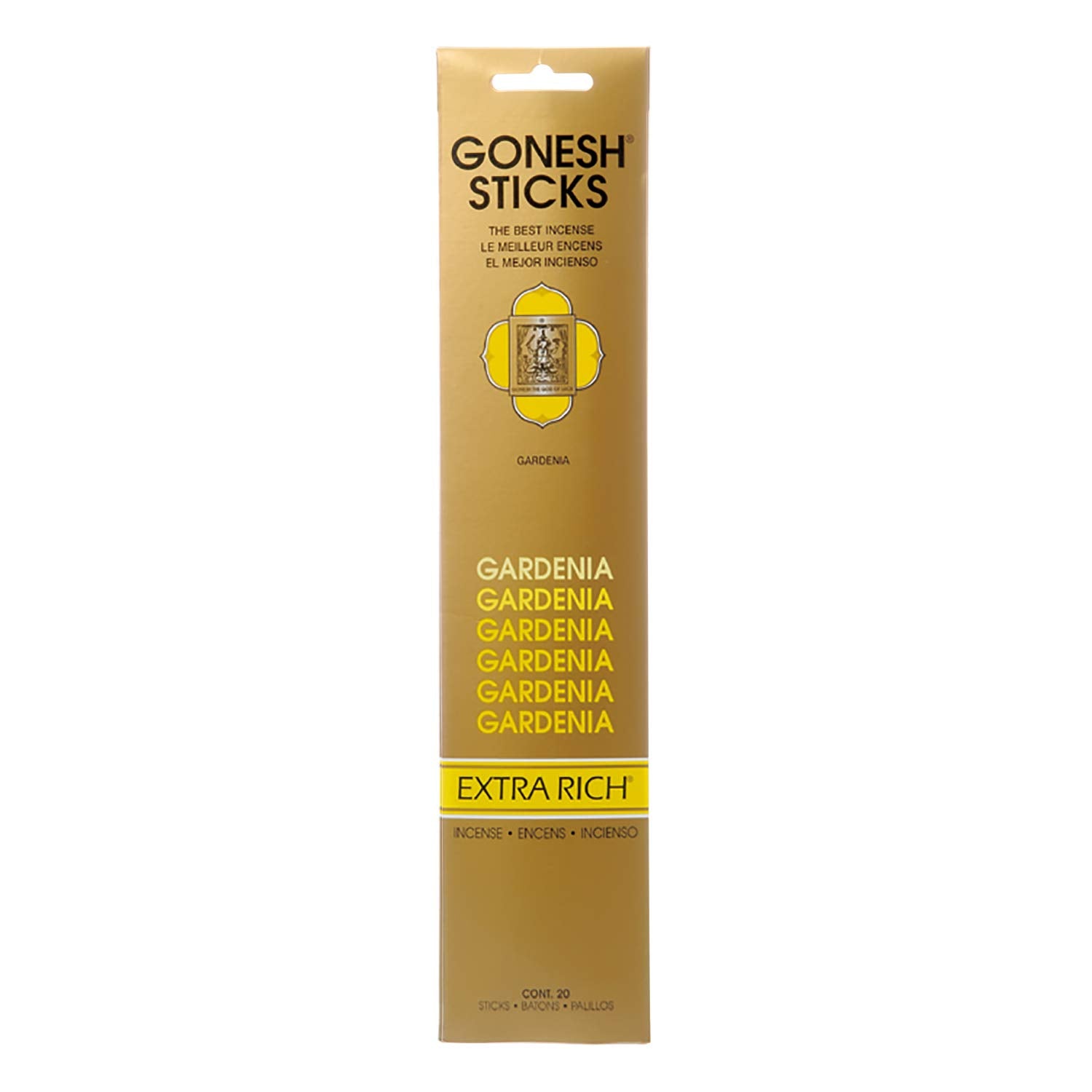 Incienso Gonesh Extra Rich Gardenia 20 varillas