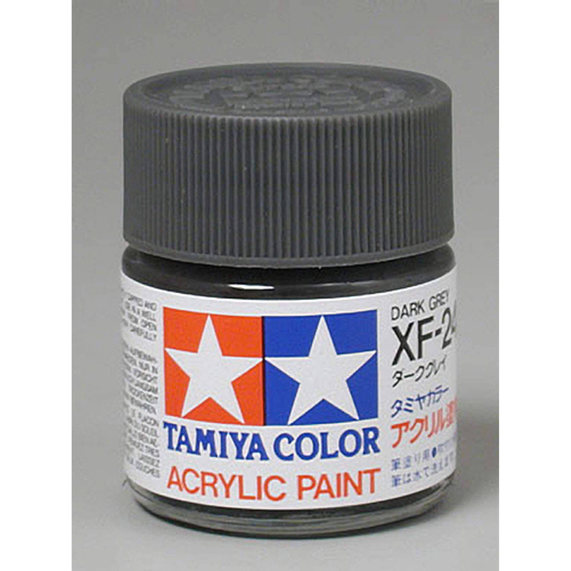 TAMIYA America, Inc Acrylique XF24, Gris foncé mat, TAM81324 1 unité (paquet de 1)