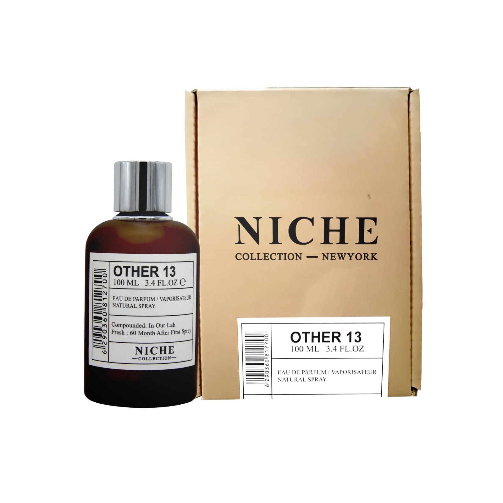Khalis Other 13 Niche Collection Eau de Parfum for Men, Clean Musky Woody Minimalist Niche Style Fragrance, 3.4 oz Spray