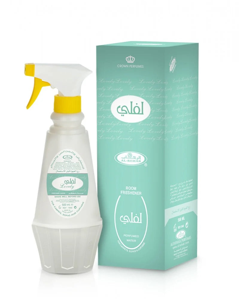 Al Rehab Lovely Air Room Freshener Spray 16.9 Fl Oz (500 ml)
