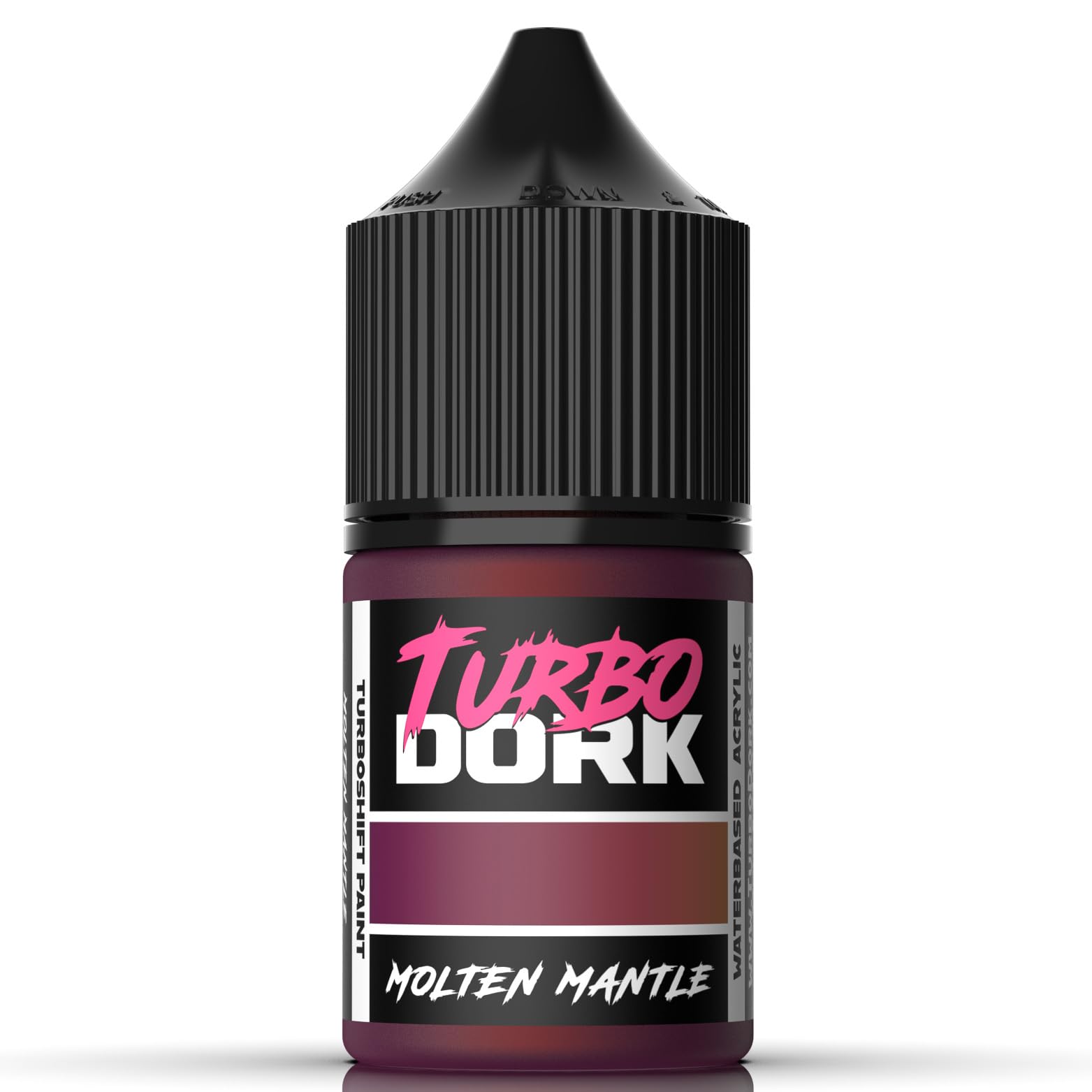 Turbo Dork Molten Mantle TurboShift Acrylic Paint 22ml Bottle - Water-based Non-Toxic Metallic Color Shifting Paint