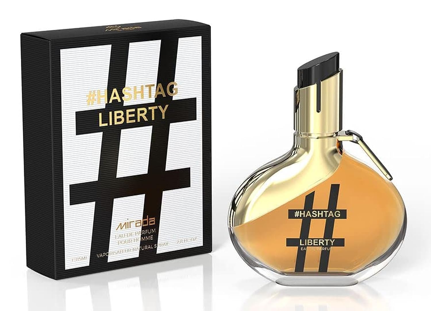 MIRADA Hashtag Liberty Eau de Parfum Spray for Women, 3.4 Fl Oz (100 mL)