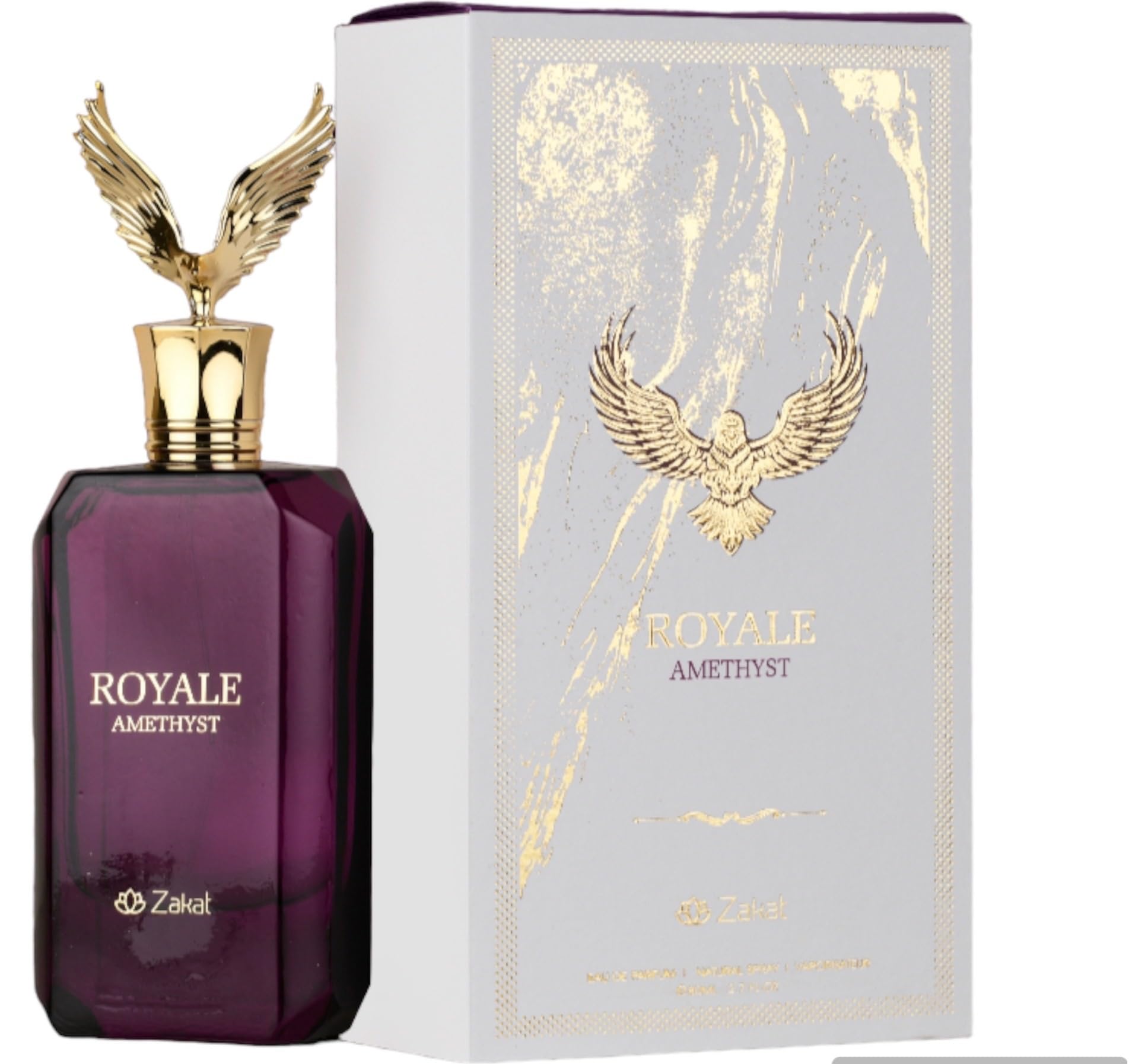 Zakat Royale Amethyst Eau de Parfum Spray 2.7 Fl Oz (80 ml)