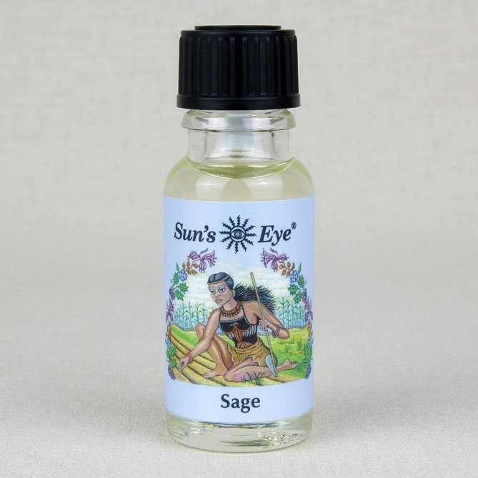 Suns Eye Sage Herbal Fragrance Oil - 1/2 Ounce Bottle
