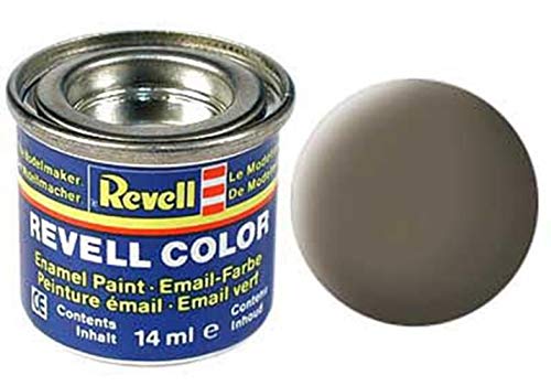 Pot de peinture Revell Enamels 14 ml, brun olive mat RAL