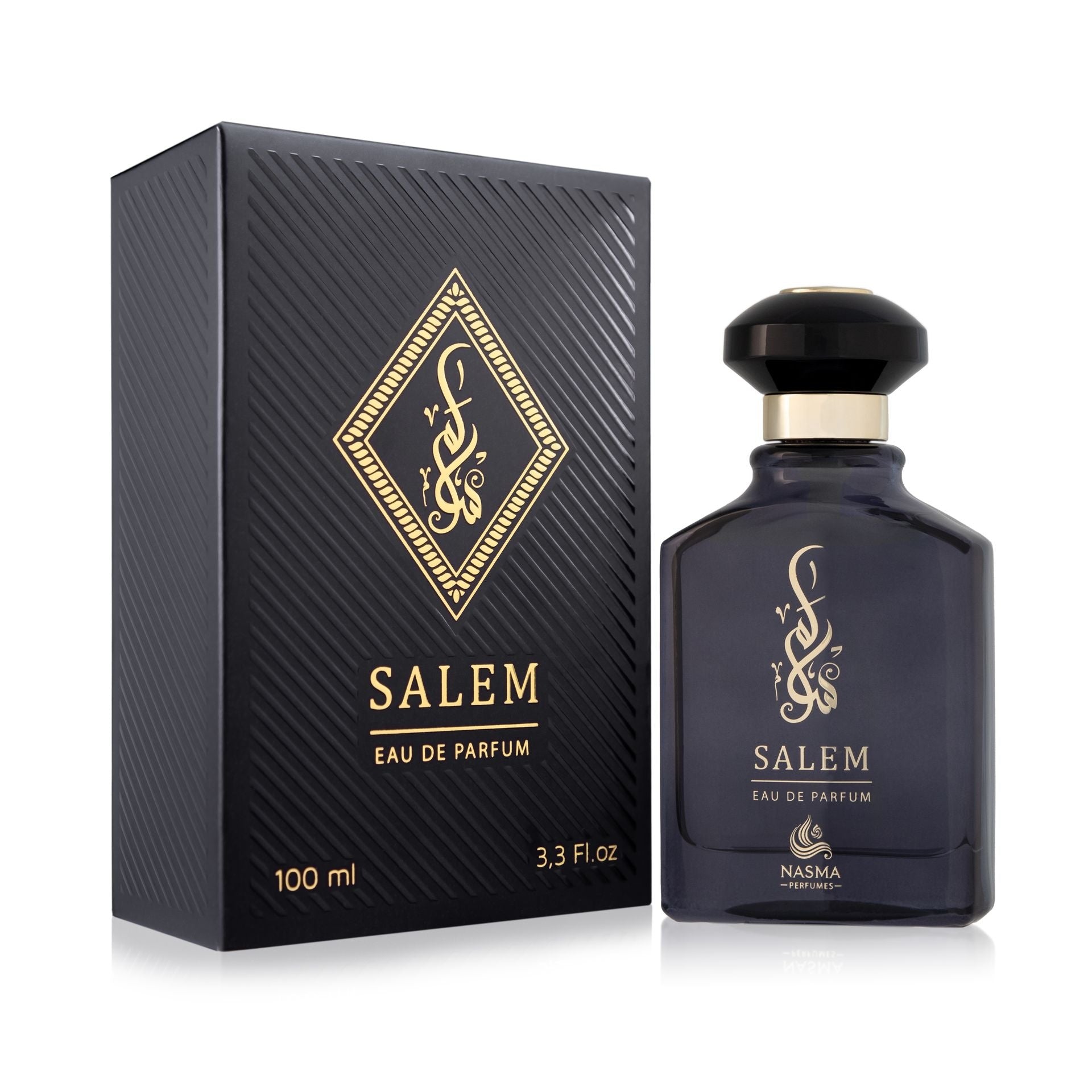 Nasma Salem Eau de Parfum for Men, 3.3 oz Spray