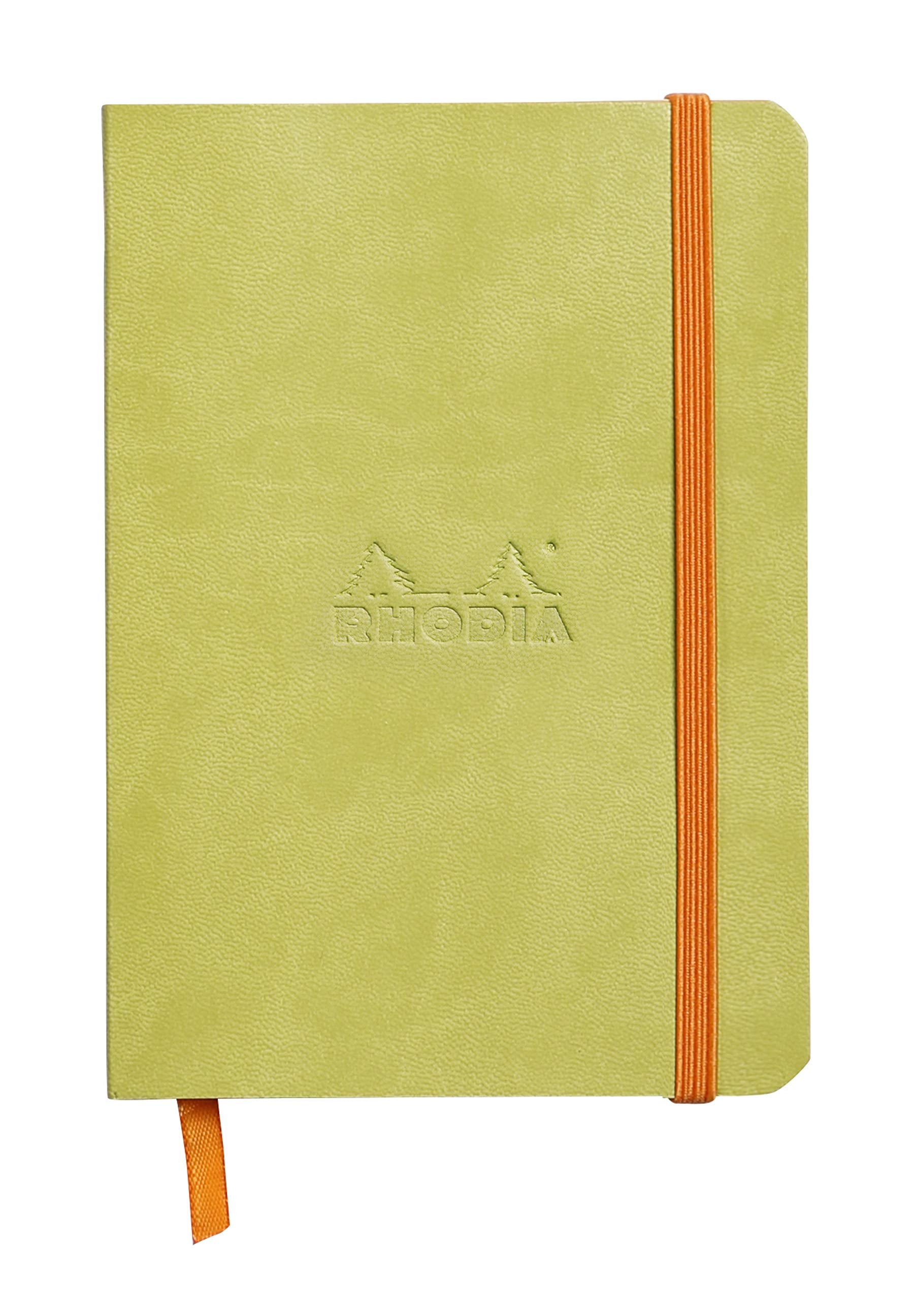 Carnet souple Rhodia Rhodiarama - 72 feuilles lignées - 4 x 5 1/2 - Anis