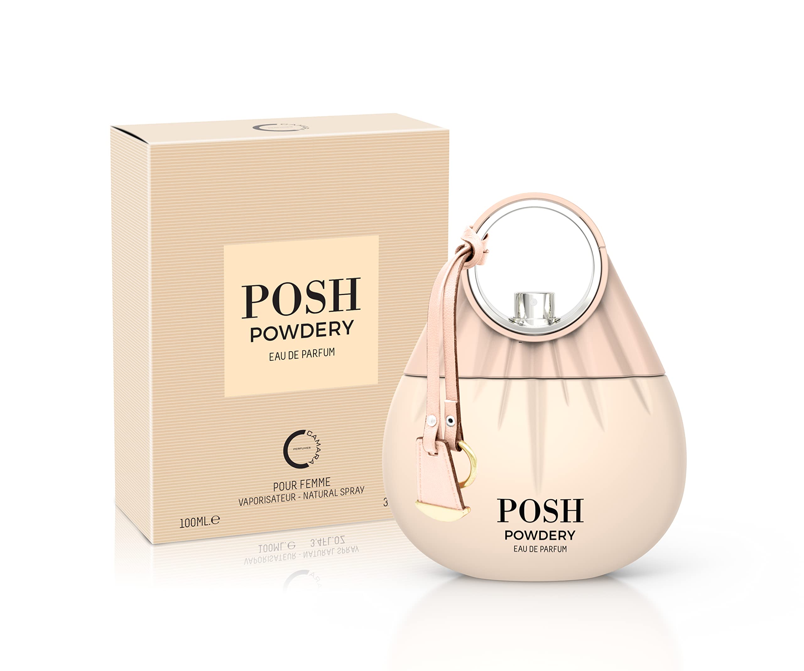 Camara Posh Powdery Eau de Parfum Spray for Women, 3.4 Fl Oz (100 mL)