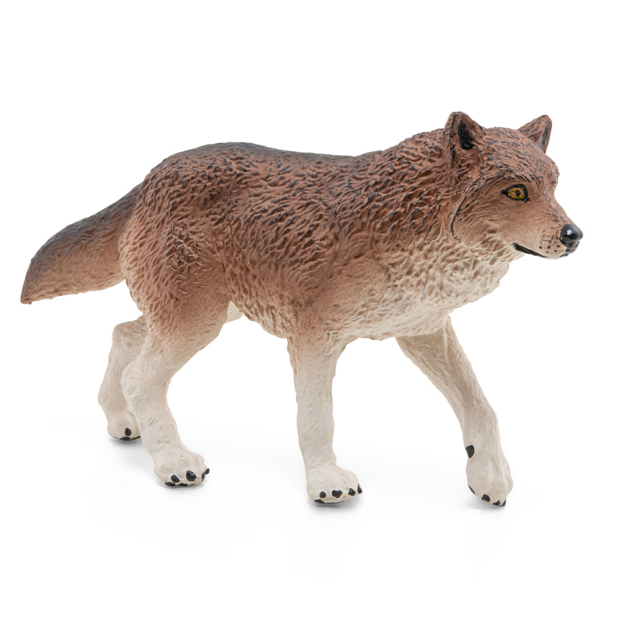Papo Wolf Hand Painted Figurine - Heirloom Quality Collectible (50283)