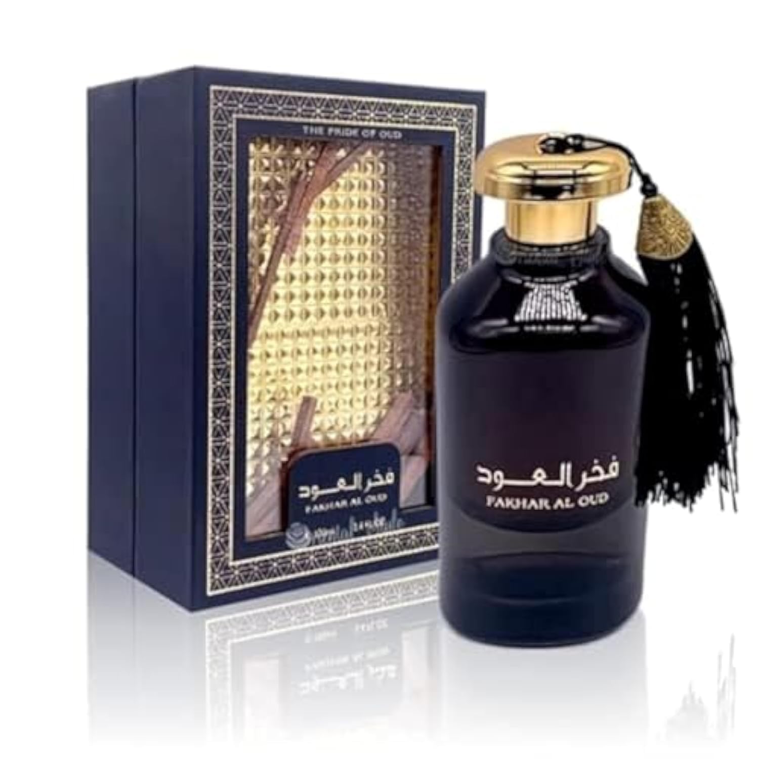 Ard Al Zaafaran Fakhar Al Oud Eau de Parfum Spray para hombres, 3,4 onzas líquidas (100 ml)
