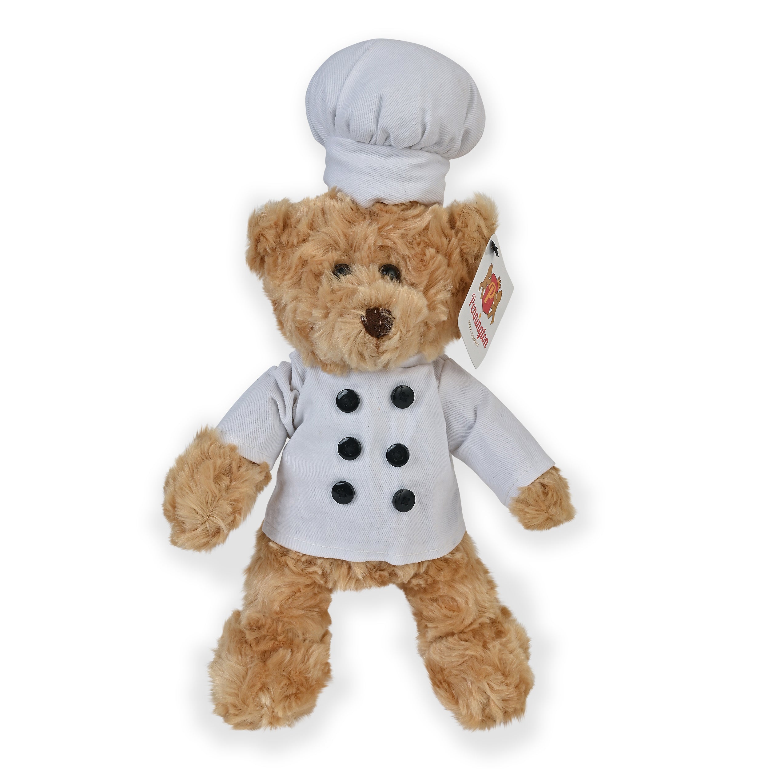 Osito de peluche de disfraz clásico de Pennington, chef, 10 pulgadas