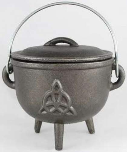 Caldero de Hierro Fundido: Triquetra de 4 1/2" de diámetro