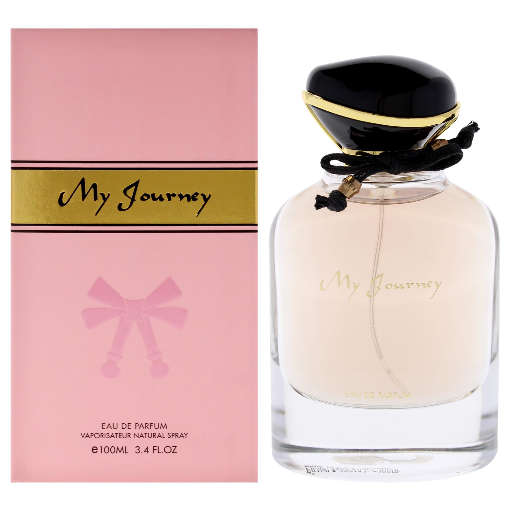 Le Vogue My Journey Eau de Parfum Unisex, Fresh Spicy Invigorating Fragrance for Everyday Use, 3.4 oz Spray