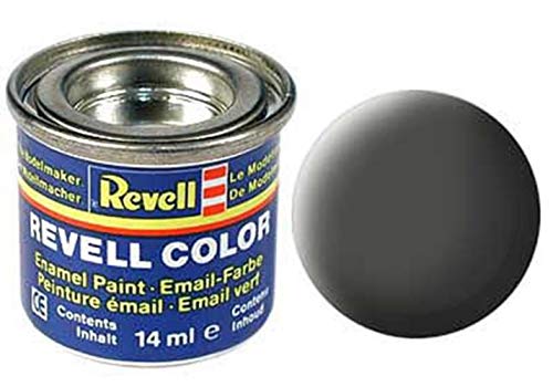 Pot de peinture Revell Enamels 14 ml, vert bronze mat RAL