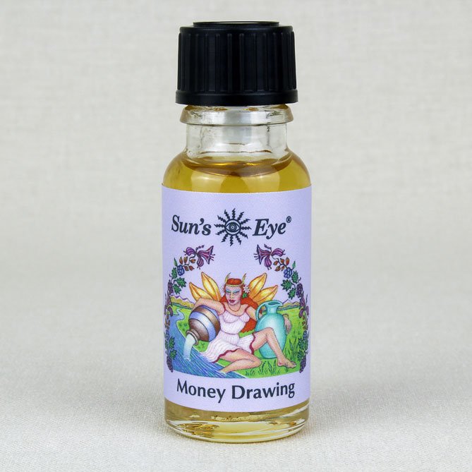 Suns Eye Money Drawing Herbal Fragrance Oil - 1/2 Ounce Bottle