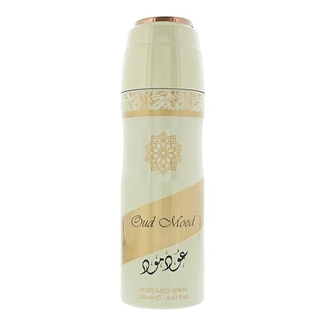 Lattafa Oud Mood Deodorant Spray 6.7 Ounce (200 ml)