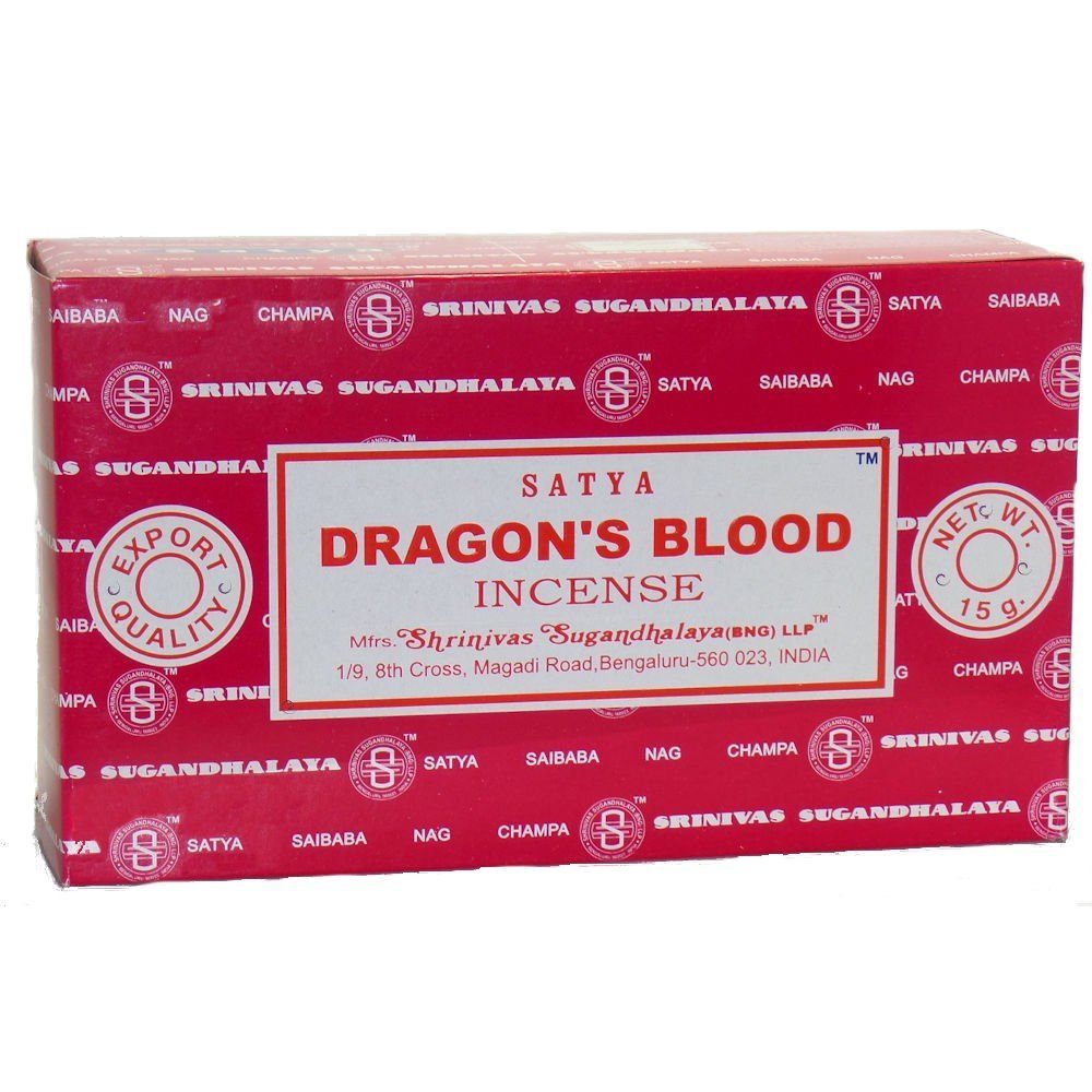 Satya Champa Dragon's Blood Incense Stick, 12 Count