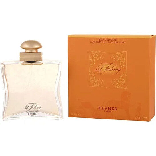 Hermes 24 Faubourg Perfume for Women Eau de Toilette Spray, 3.4 oz (100 ml), Floral Amber Woody Scent