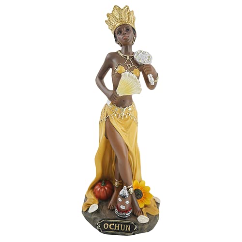 Estatua de Orisha Oshun Santeria Orisha Ochun (10 pulgadas)