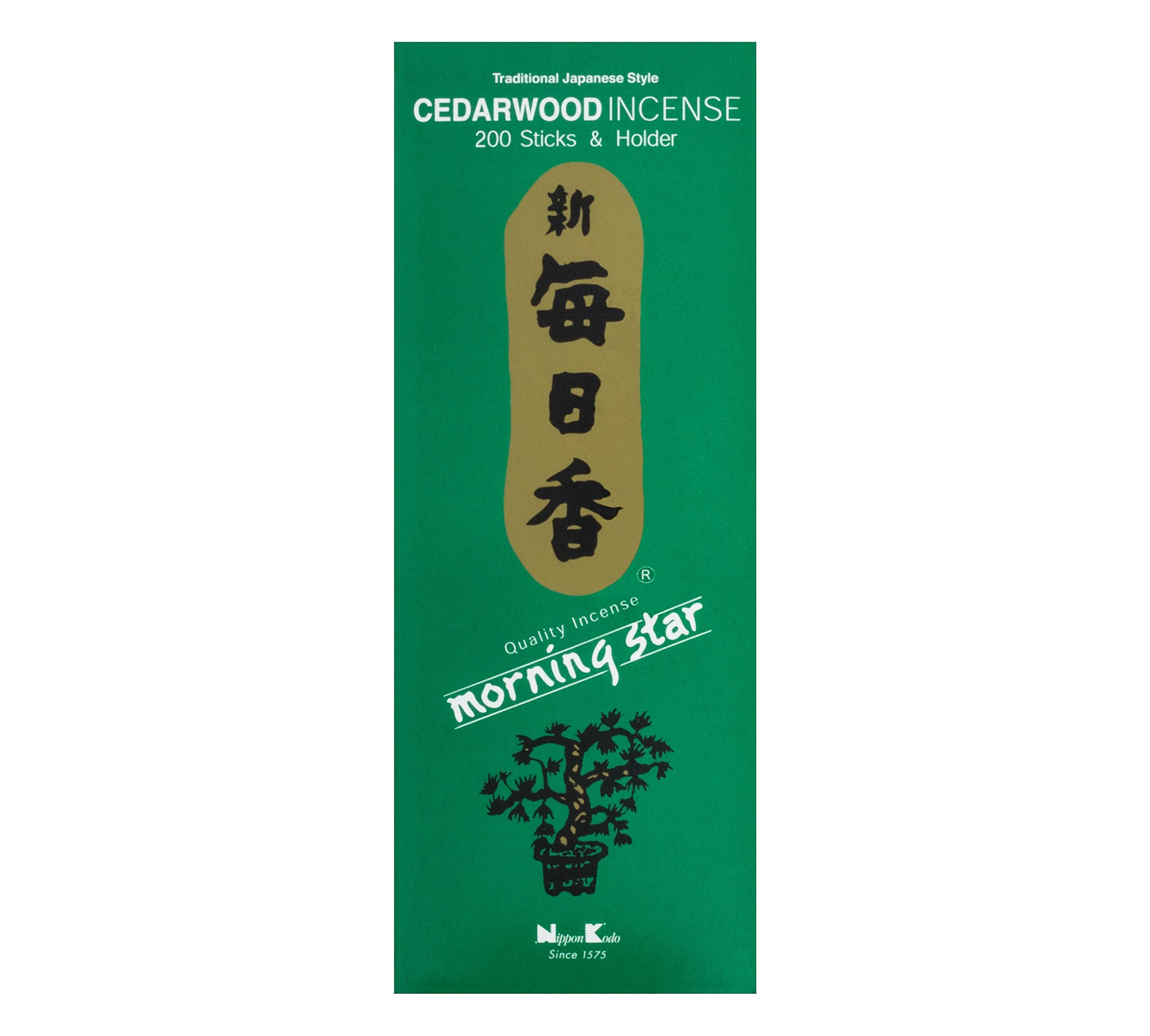 Incienso Morning Star Cedarwood 200 varillas