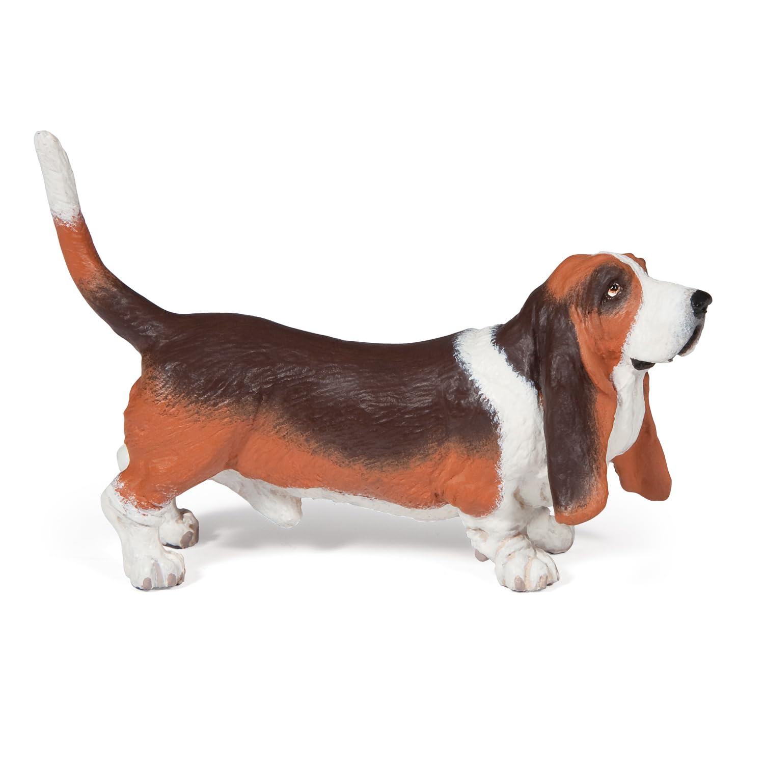 Papo Basset Hound - Hand Painted Figurine - Heirloom Quality Collectible (54012)