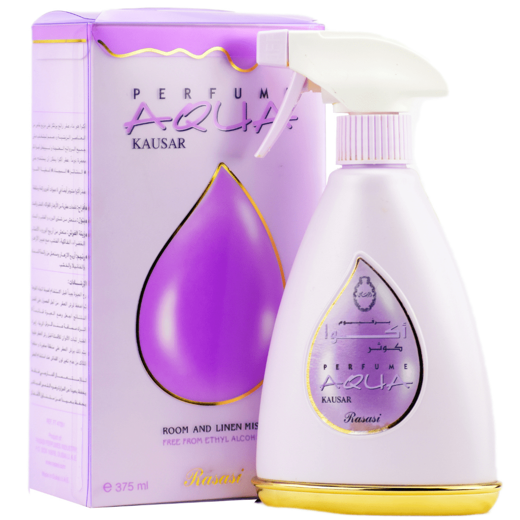Rasasi Aqua Kausar Water-Based Room & Linen Spray, 12.7 Oz (375ml)