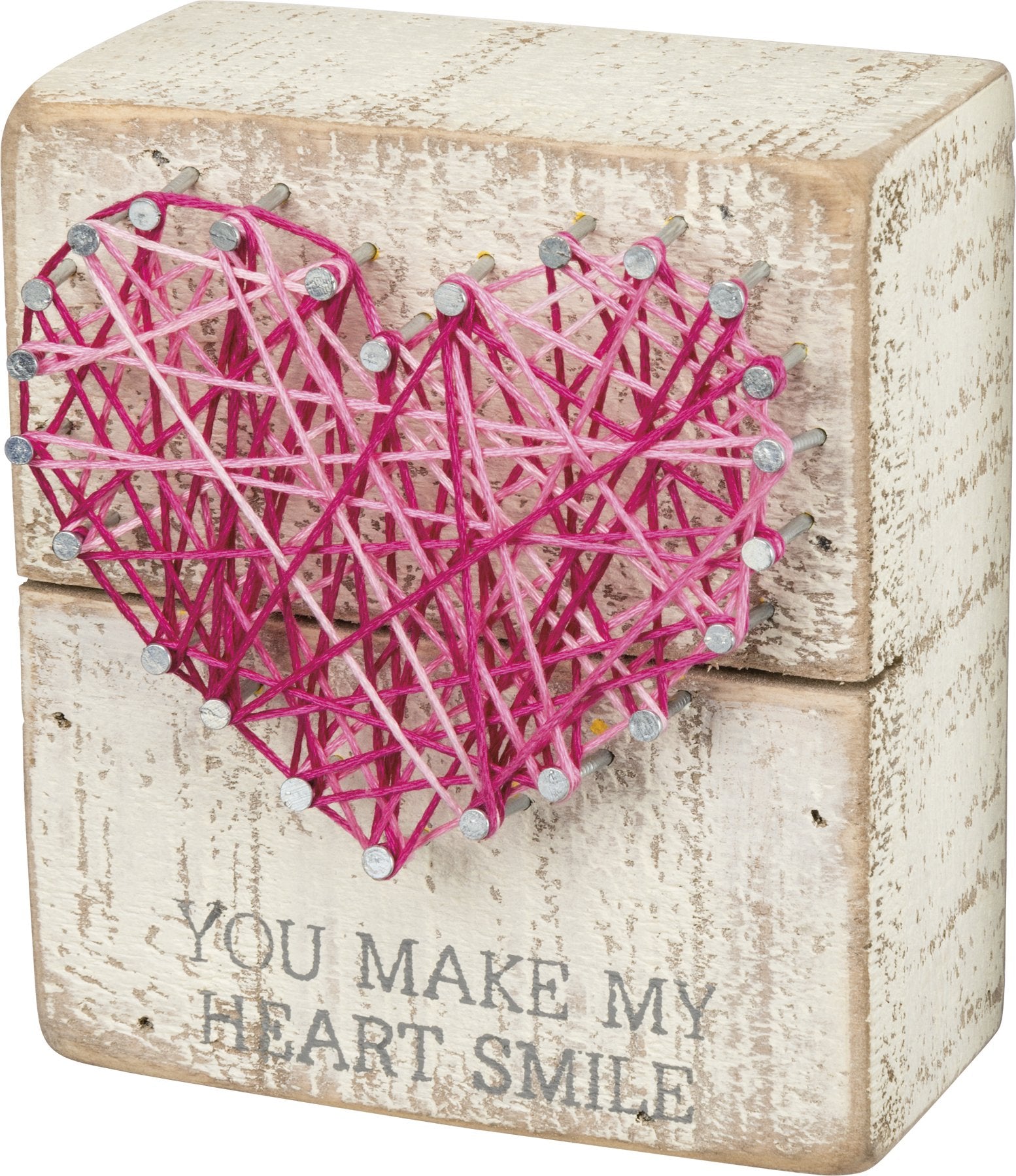 Letrero de caja con diseño de Primitives de Kathy String Art, 3,5 x 4 pulgadas