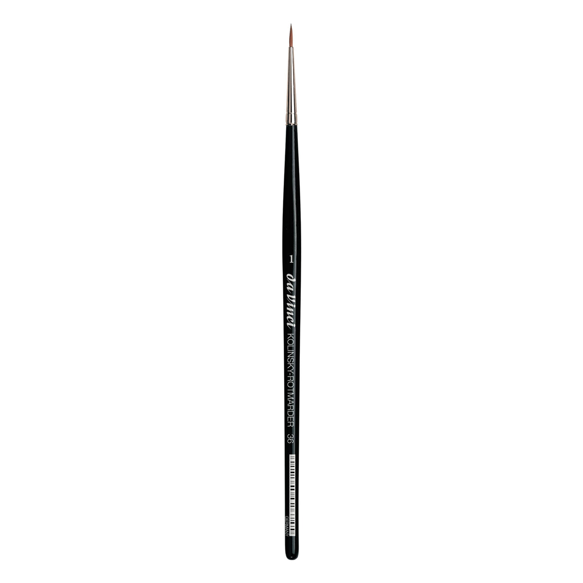 da Vinci Series 36 Watercolor Brush, Round Kolinsky Red Sable, Size 1