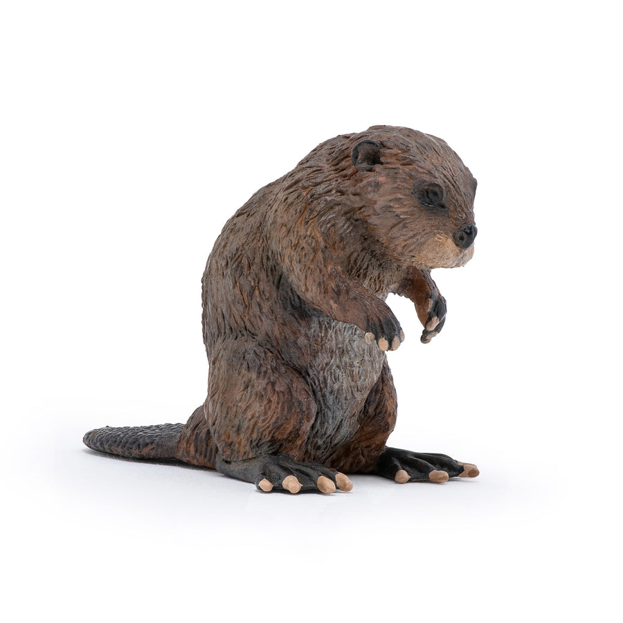 Papo Beaver Hand Painted Figurine - Heirloom Quality Collectible (50110)