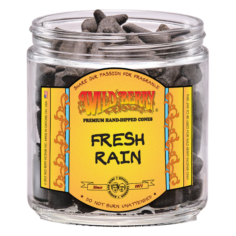 Wild Berry Fresh Rain Incense Cones, 100 Count