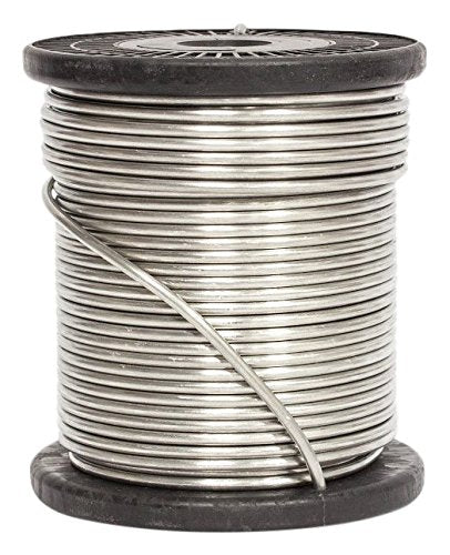 Cable de armadura de aluminio Jack Richeson de 1/8", 130', 1/8 de pulgada x 130 pies, metálico