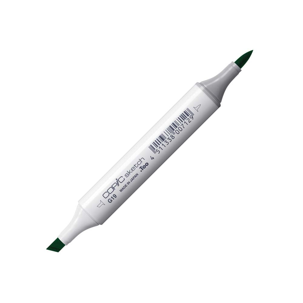 Copic Sketch Marker, Bright Parrot Green (G19)