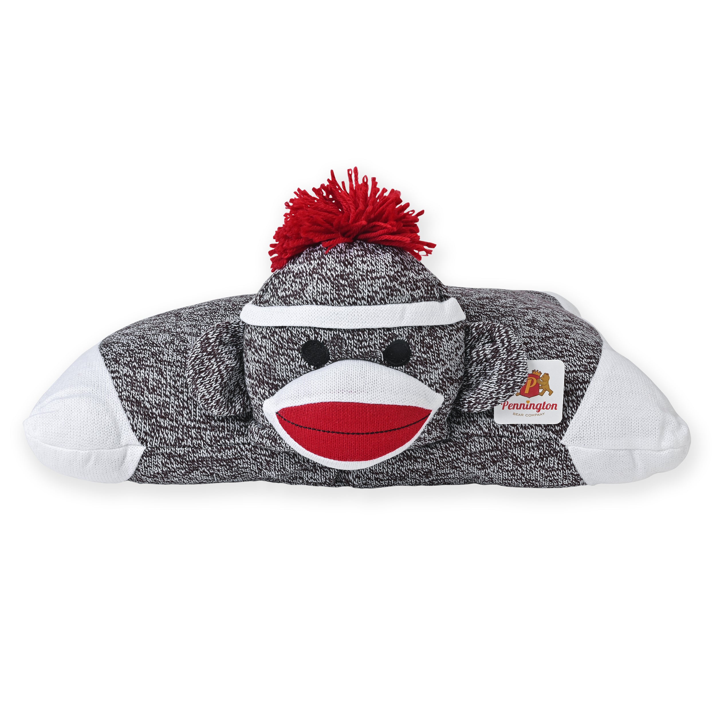Almohada de mono con calcetín Pennington original de 16 pulgadas