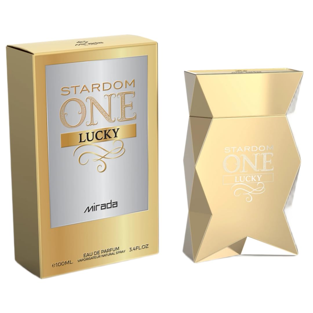 MIRADA Stardom One Lucky Eau de Parfum Spray for Men, 3.4 Fl Oz (100 mL)