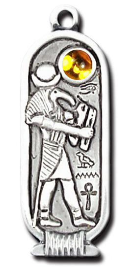 Colgante con los signos del zodíaco egipcio Starlinks Thoth (del 29 de agosto al 27 de septiembre)