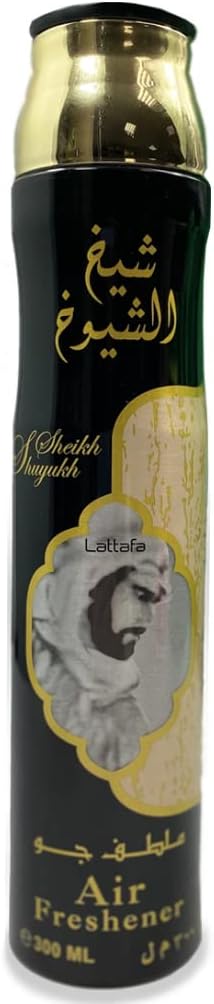 Lattafa Perfumes Sheikh Al Shuyukh Luxe Air Freshener 10.1 Oz (300 ml)