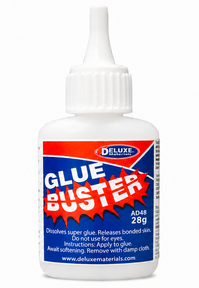 Deluxe Materials Glue Buster Debonder for Cyanoacrylate Adhesives, 28g